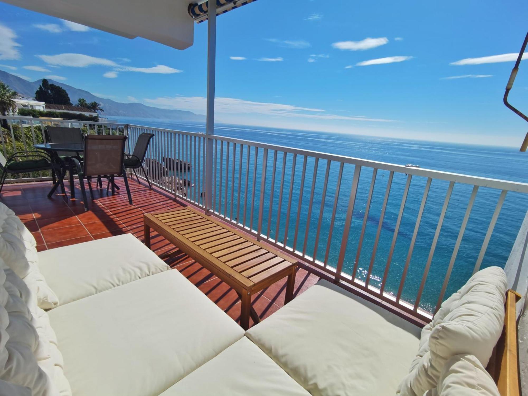 Apartamento Carabeo Vista Mar Nerja Exterior foto